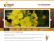 Tablet Screenshot of ebbageseeds.co.uk
